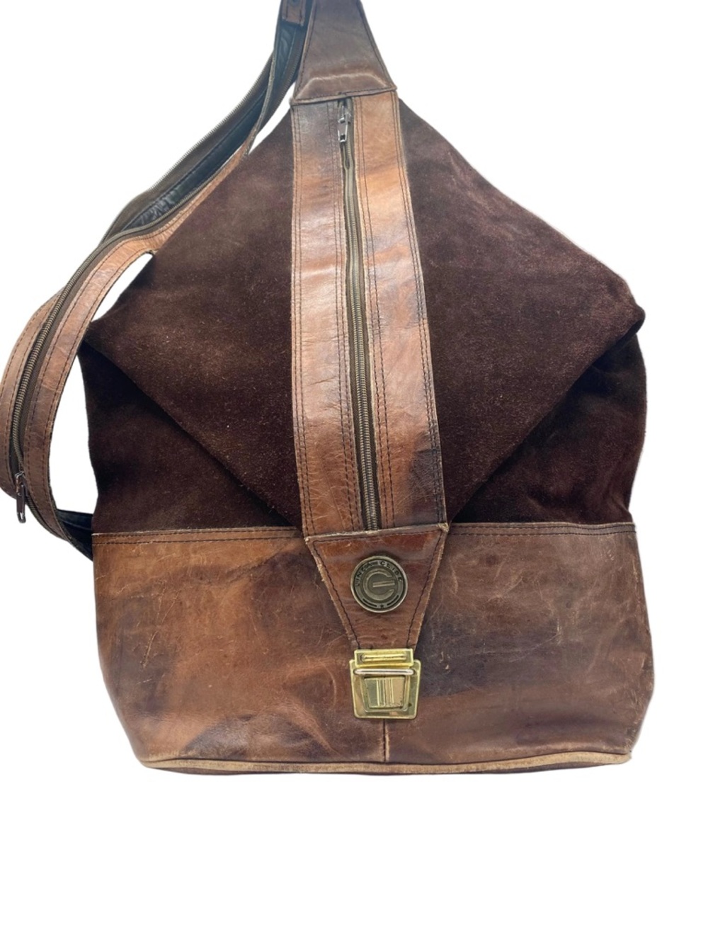 Linea Clise - Suede Sling Bag or Backpack